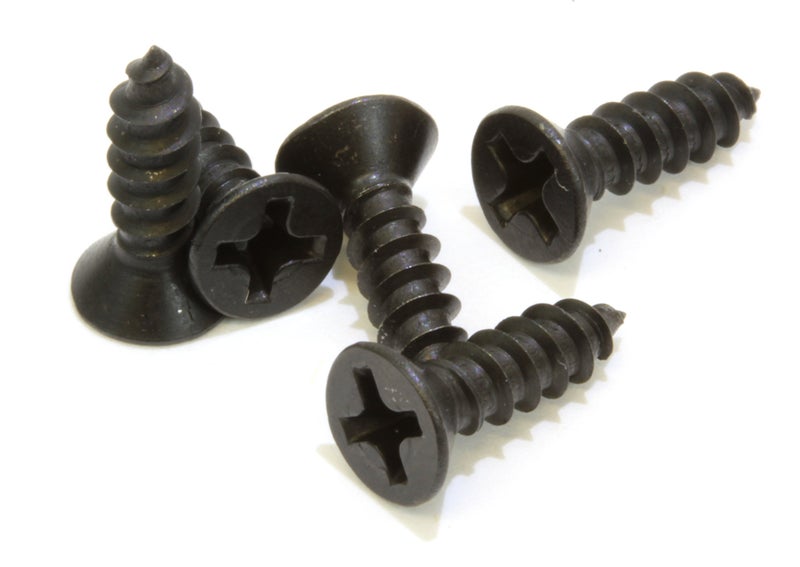 Bolt Dropper Black Oxide Coated Stainless Screw - Flat Head Phillips Wood Screws - Small Screw Hardware Suitable for Cabinet - Corrosion-Resistant Fasteners (25 Pack of 6 X 1/2) - Image 5
